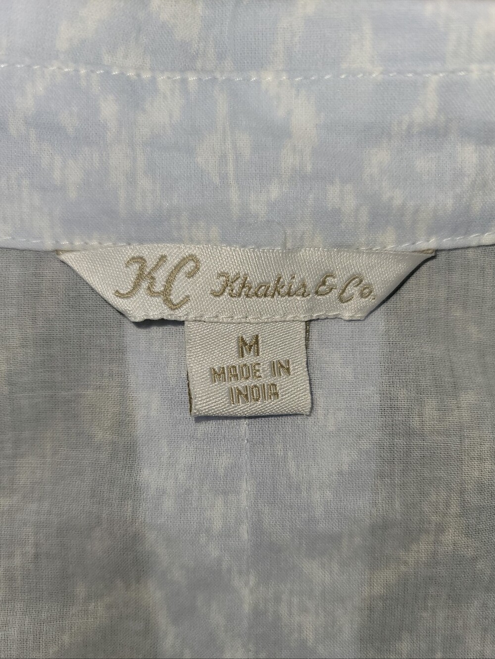 Khakis & Co. Button-Up With Subtle Ikat Pattern - Picture 9 of 10